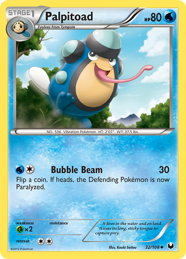 Dark Explorers Palpitoad #32/108